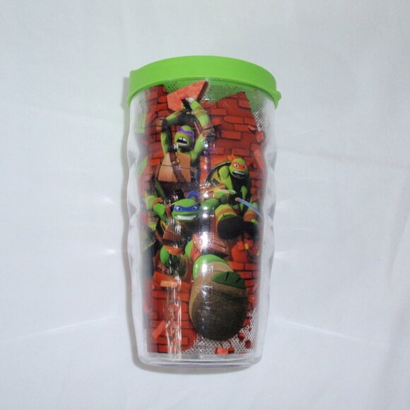 Tervis Turtle Ninjas Boys Tumbler Glass Lid 10 OZ - Picture 1 of 12